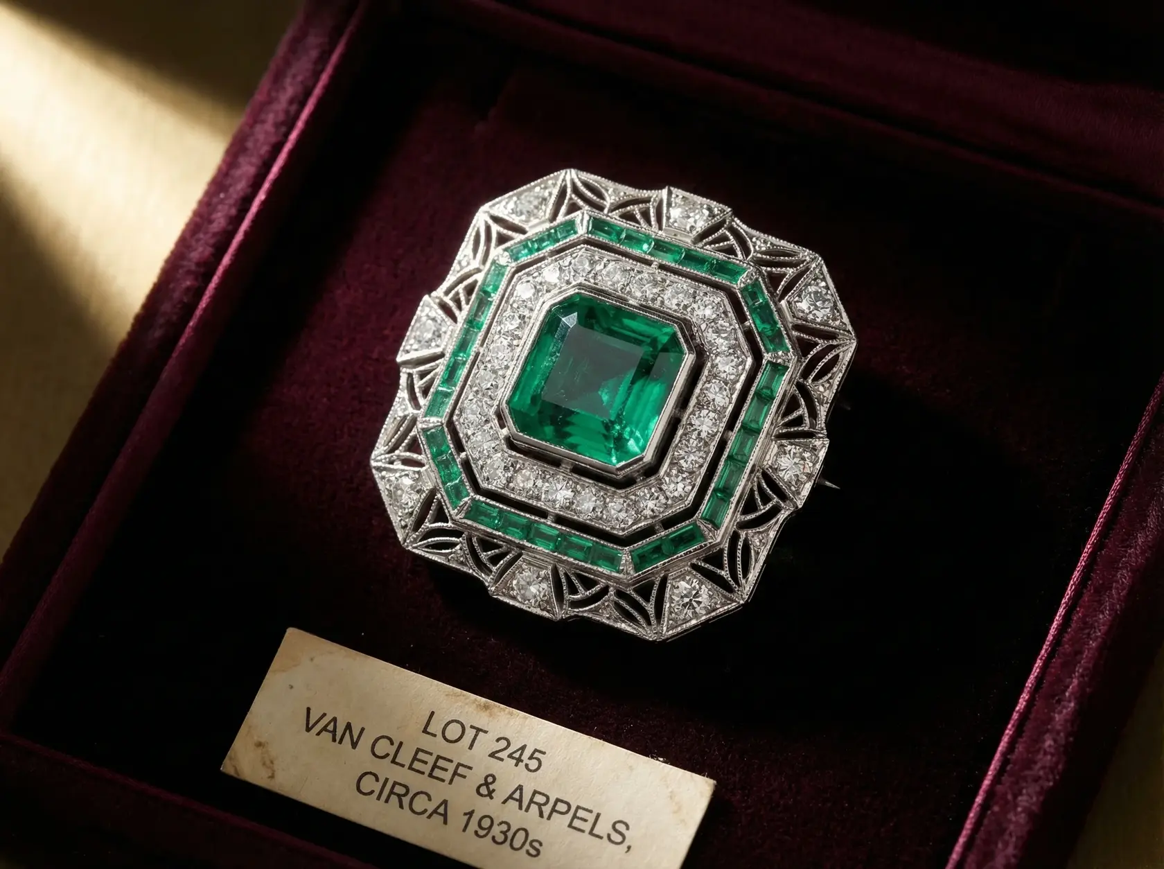 古董胸针微距摄影 - 女神视频